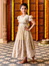 Girl's' Gold Lehenga Set